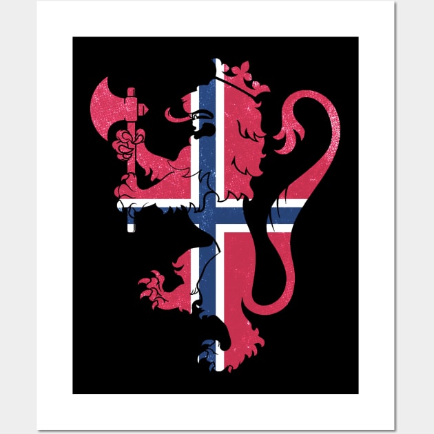 Norway Coat Of Arms Wall Art by Mila46